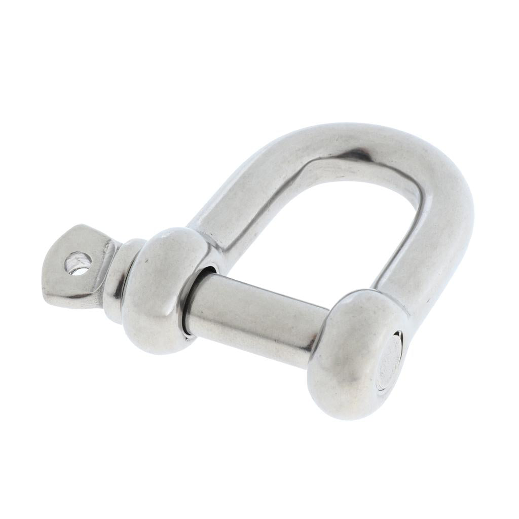 Stainless Steel D-Shackle Chain Shackle Rigging Fastener M10-M14 M10-10mm