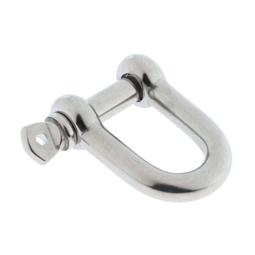 Stainless Steel D-Shackle Chain Shackle Rigging Fastener M10-M14 M10-10mm