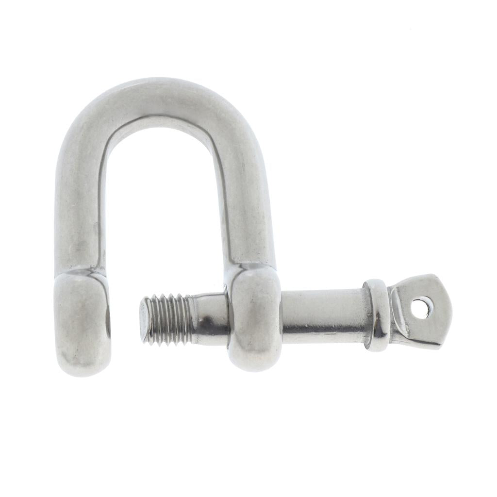 Stainless Steel D-Shackle Chain Shackle Rigging Fastener M10-M14 M10-10mm