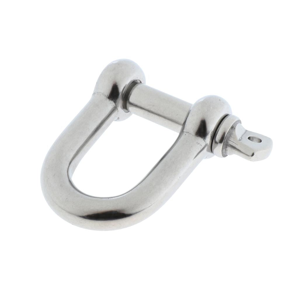 Stainless Steel D-Shackle Chain Shackle Rigging Fastener M10-M14 M10-10mm