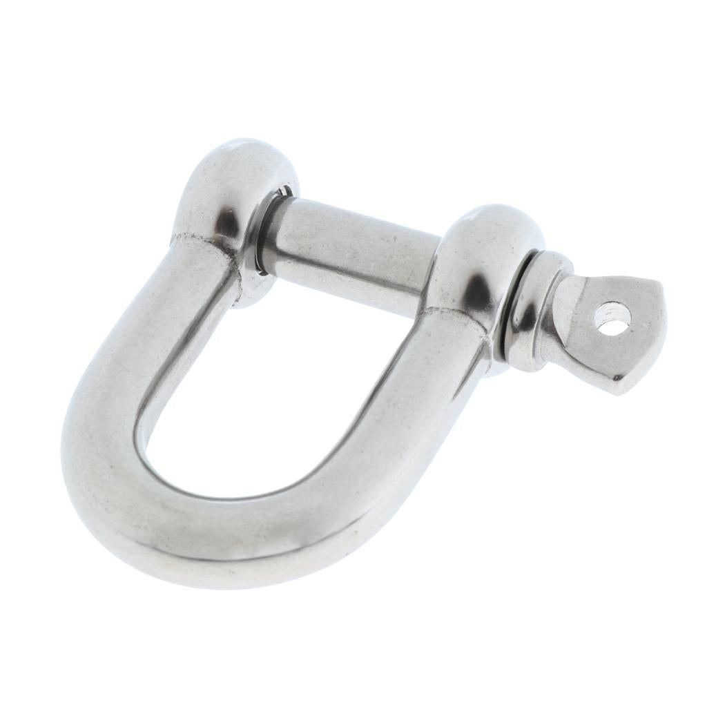 Stainless Steel D-Shackle Chain Shackle Rigging Fastener M10-M14 M12-12mm