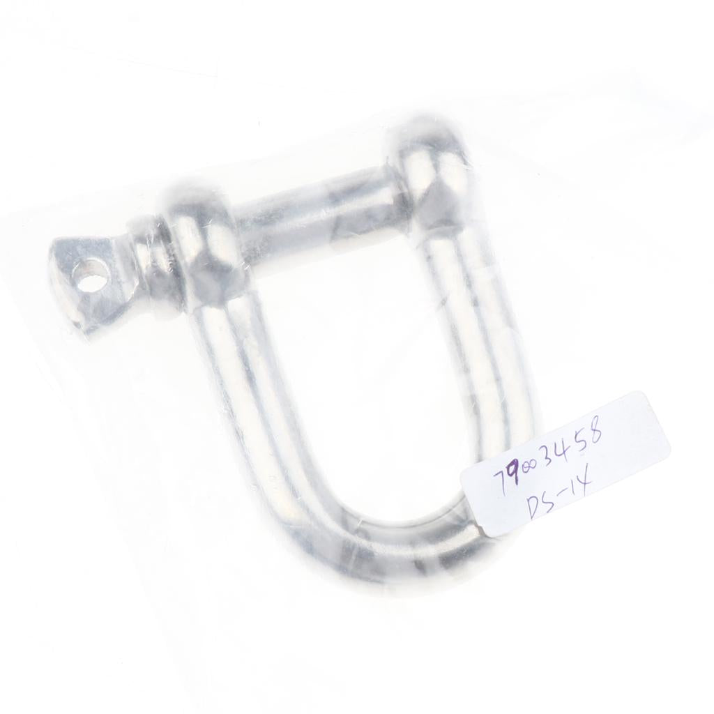 Stainless Steel D-Shackle Chain Shackle Rigging Fastener M10-M14 M14-14mm