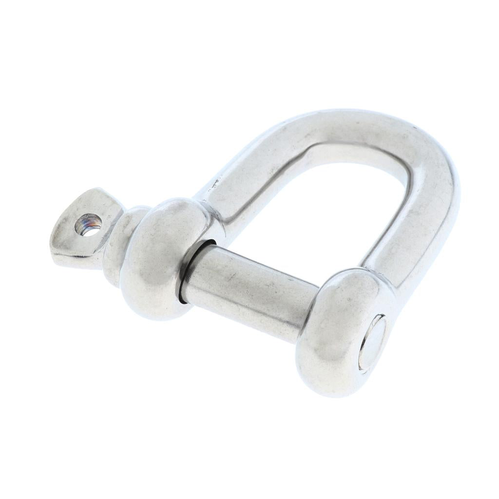 Stainless Steel D-Shackle Chain Shackle Rigging Fastener M10-M14 M14-14mm