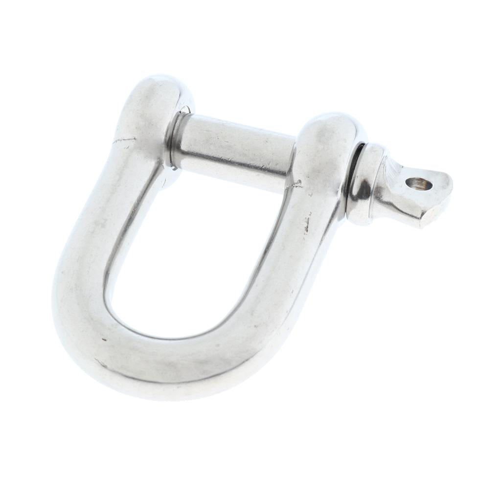 Stainless Steel D-Shackle Chain Shackle Rigging Fastener M10-M14 M14-14mm