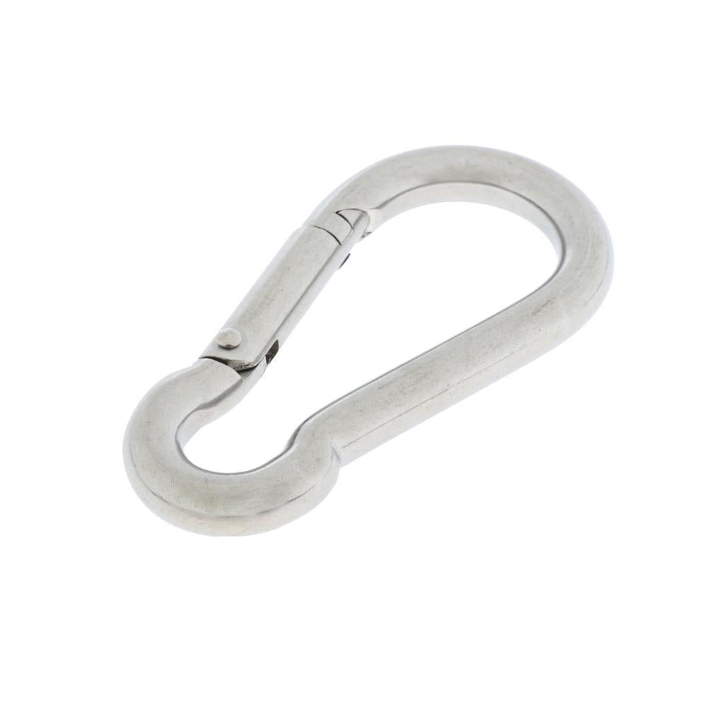 Stainless Steel 304 Pear-shaped HMS Carabiner Gym Home Fastener 304-8mm