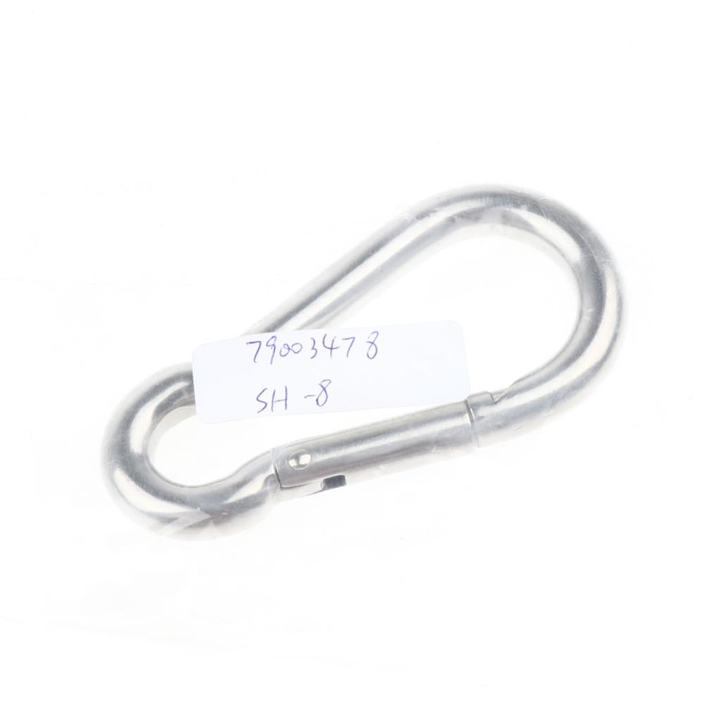 Stainless Steel 304 Pear-shaped HMS Carabiner Gym Home Fastener 304-8mm