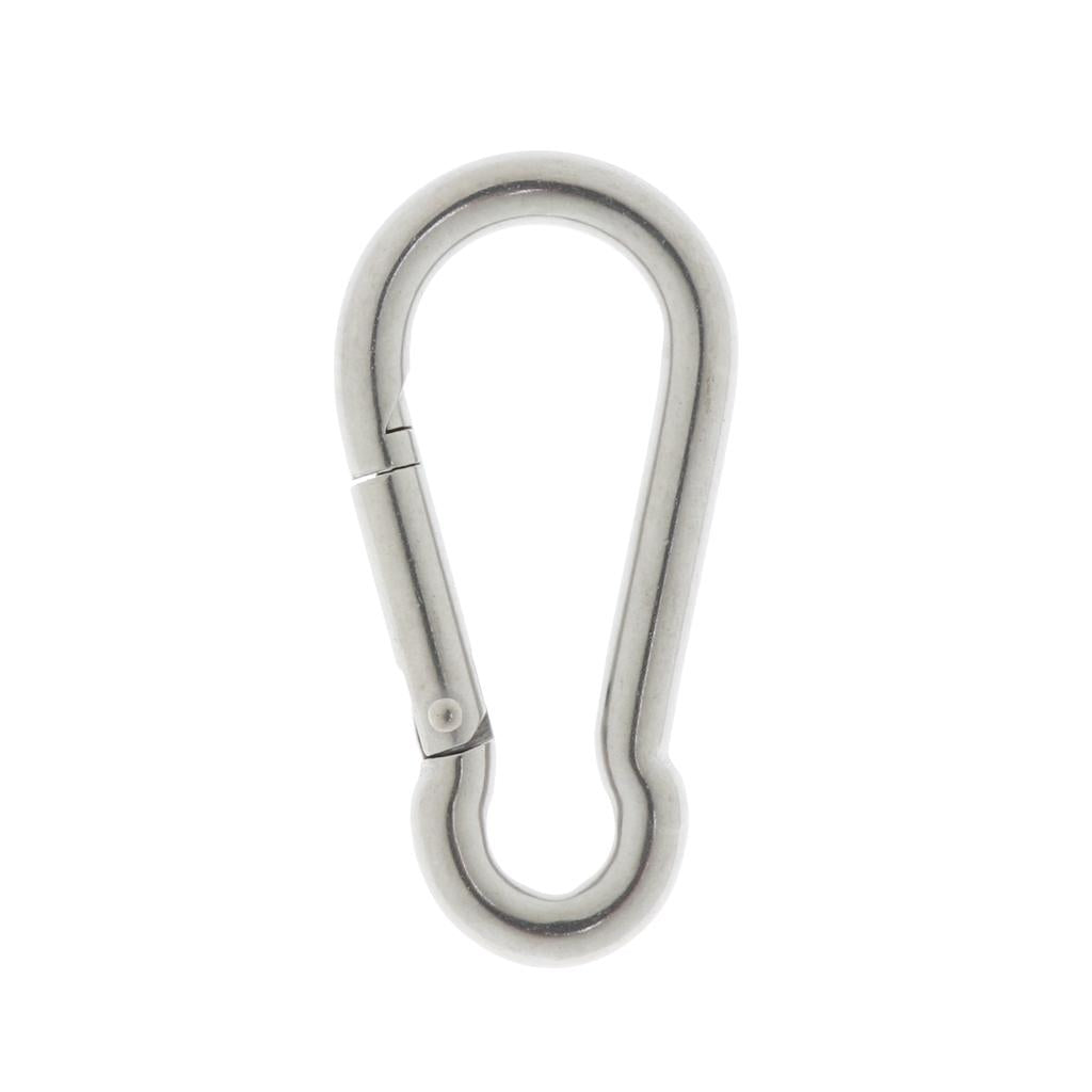 Stainless Steel 304 Pear-shaped HMS Carabiner Gym Home Fastener 304-8mm