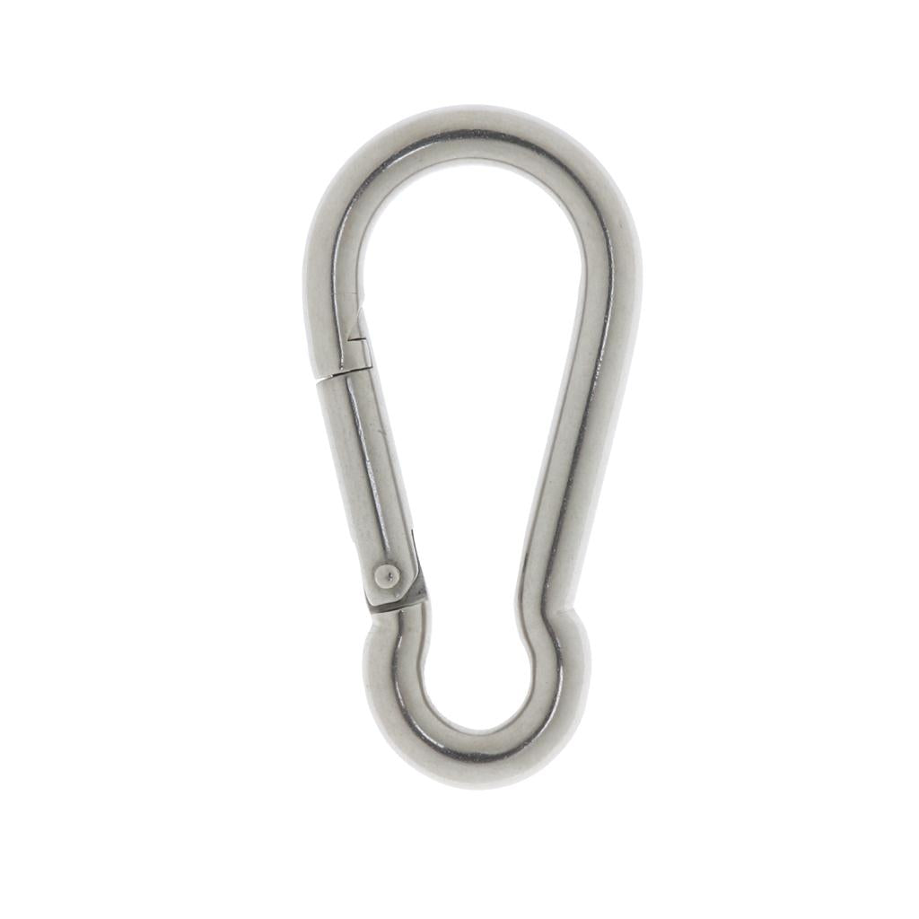 Stainless Steel 304 Pear-shaped HMS Carabiner Gym Home Fastener 304-10mm