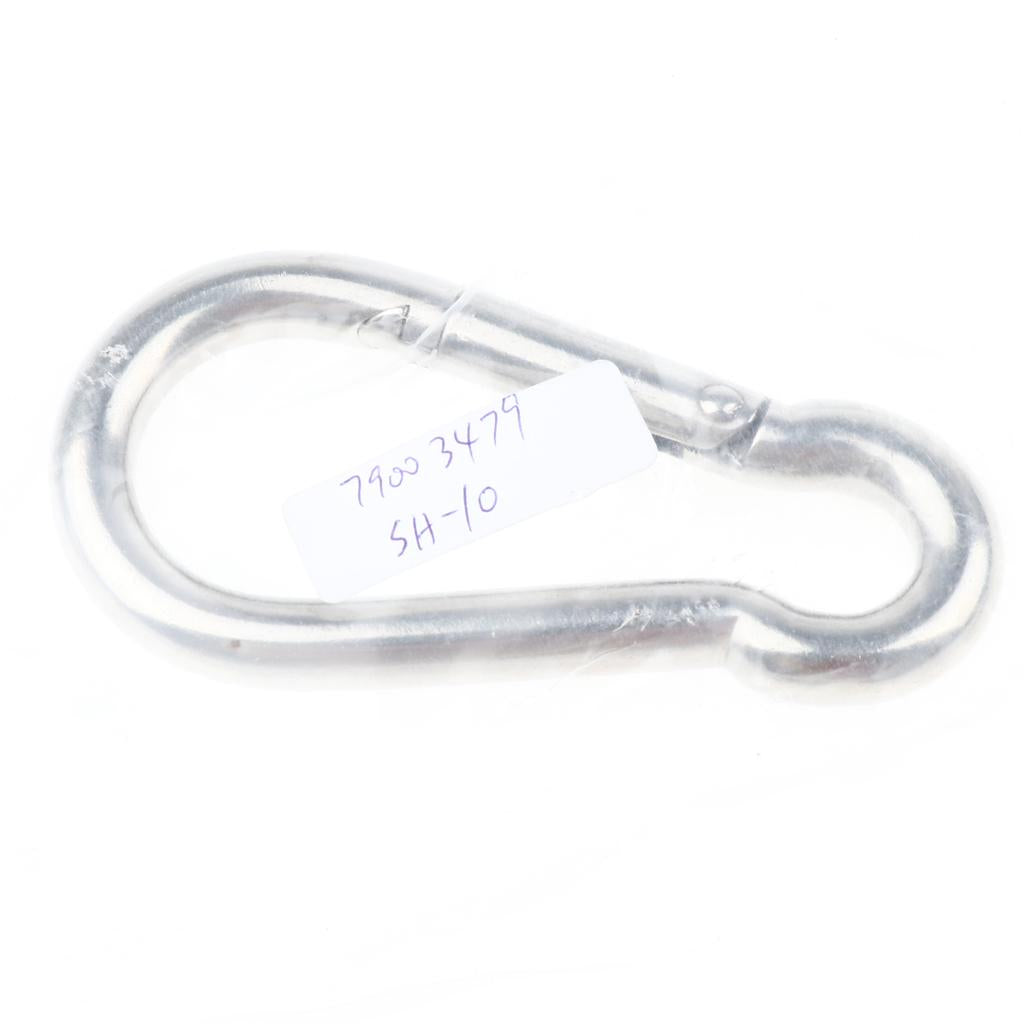 Stainless Steel 304 Pear-shaped HMS Carabiner Gym Home Fastener 304-10mm