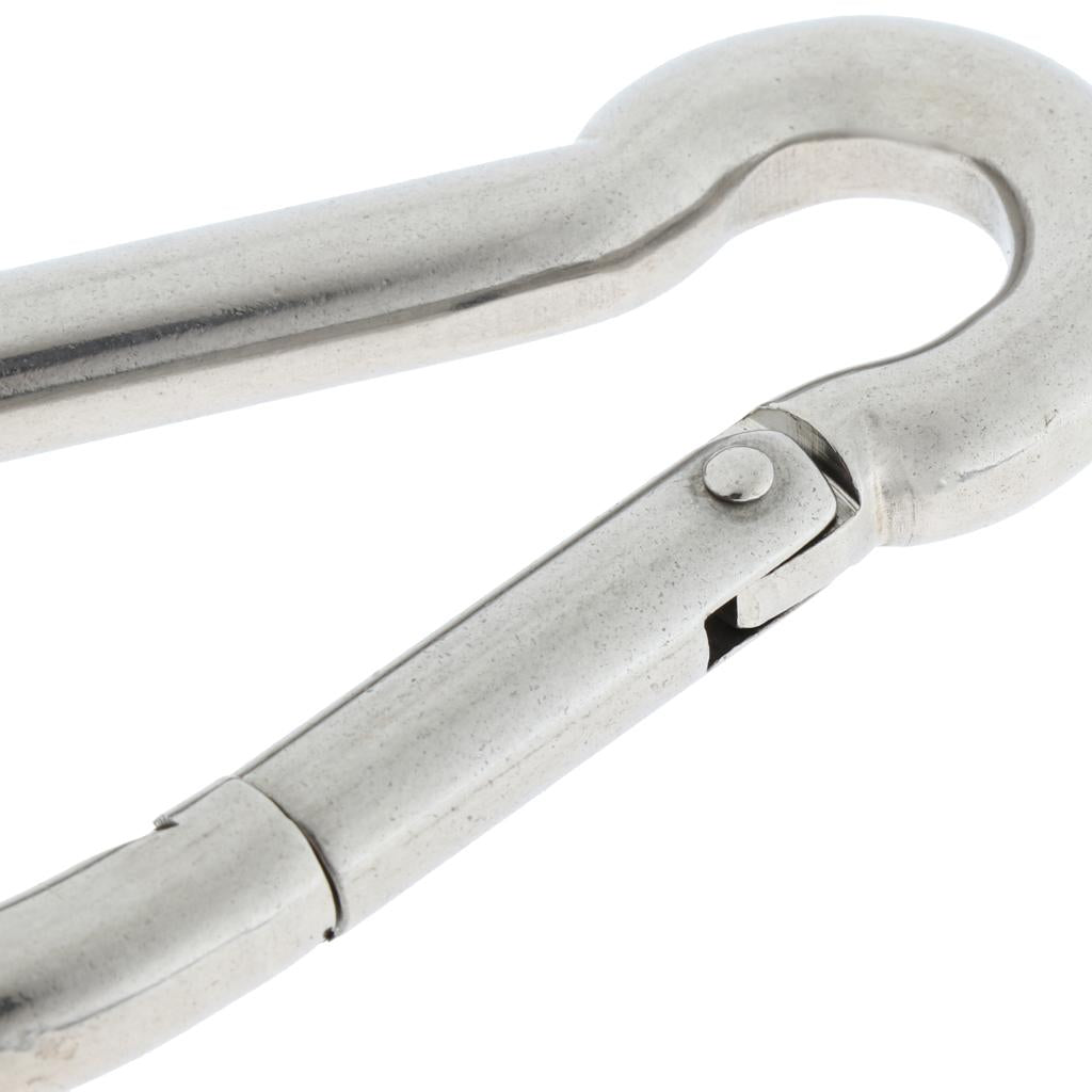 Stainless Steel 304 Pear-shaped HMS Carabiner Gym Home Fastener 304-10mm