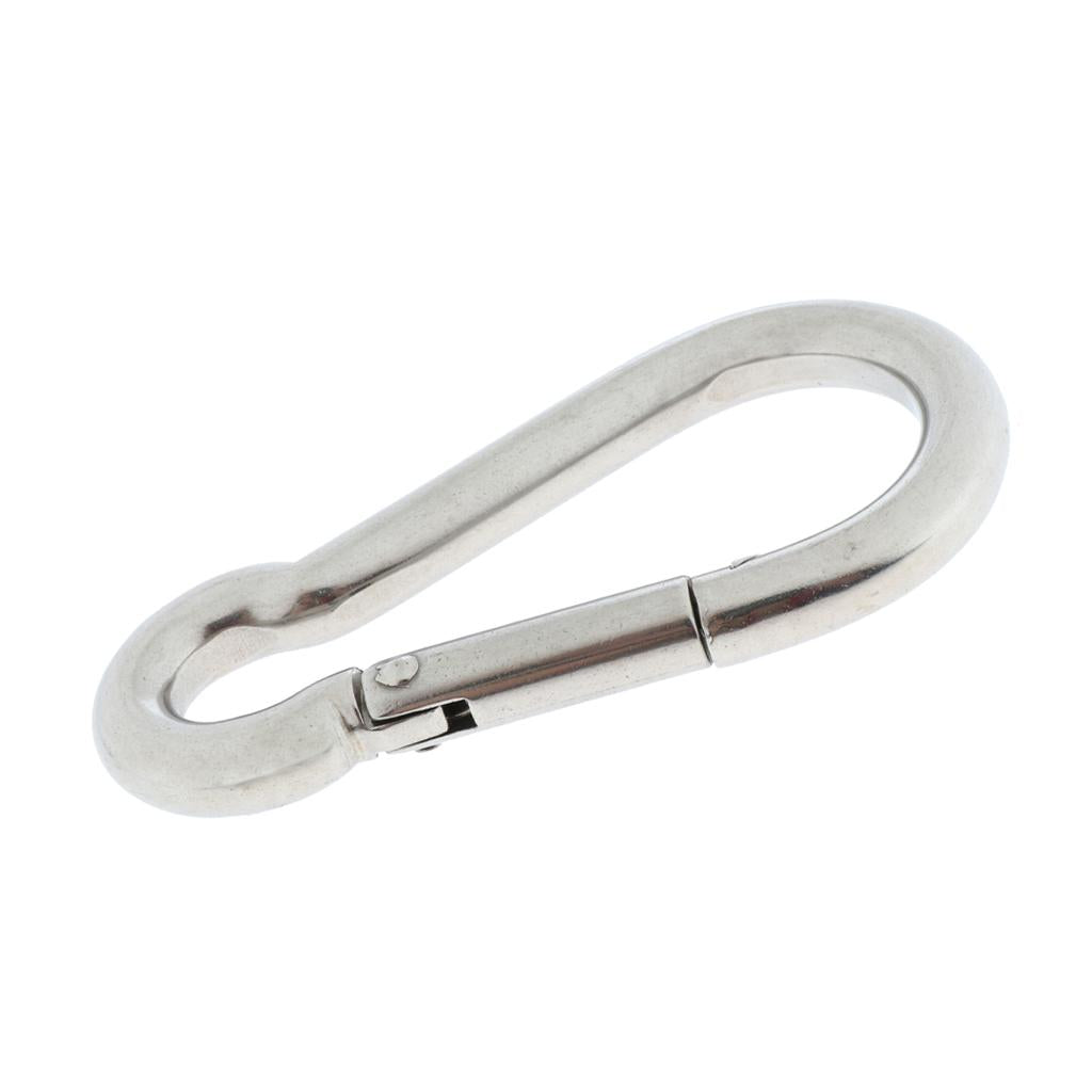 Stainless Steel 304 Pear-shaped HMS Carabiner Gym Home Fastener 304-10mm