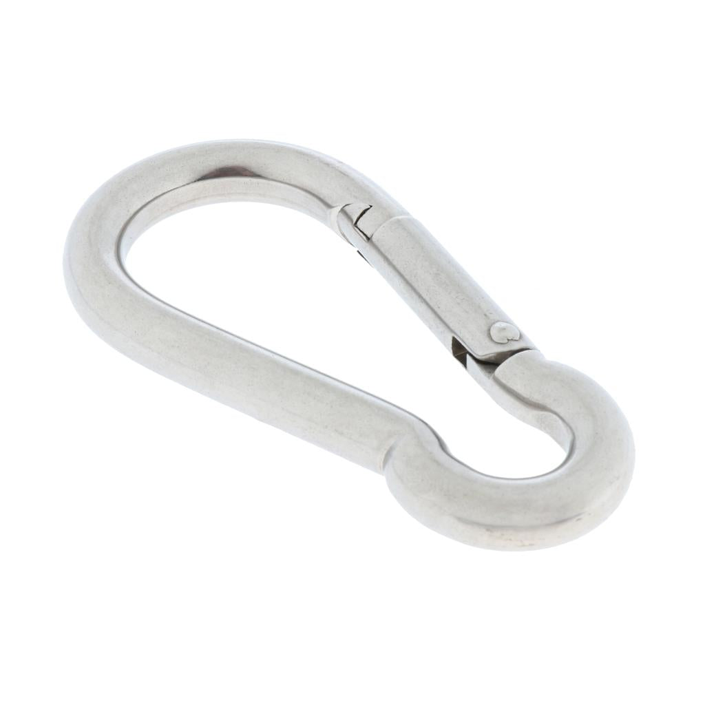 Stainless Steel 304 Pear-shaped HMS Carabiner Gym Home Fastener 304-10mm