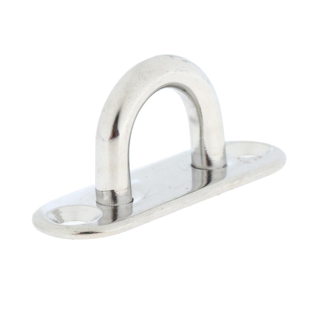 304 Stainless Steel Oblong Pad Eye Plate, Home, Marine Boat Rigging 5mm
