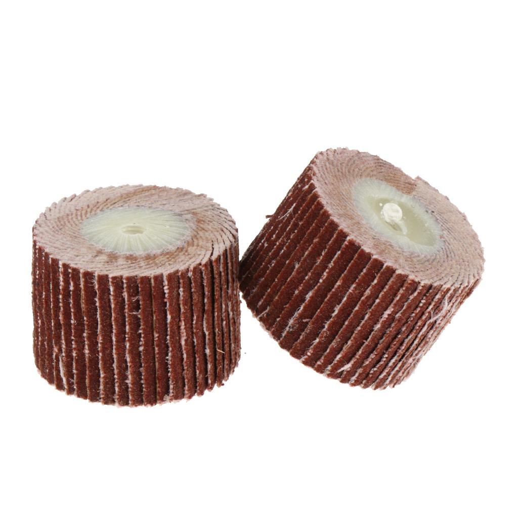 10Pieces Grit Flap Wheels Disc Sanding Drill Abrasive Polishing 20mm 400Grit