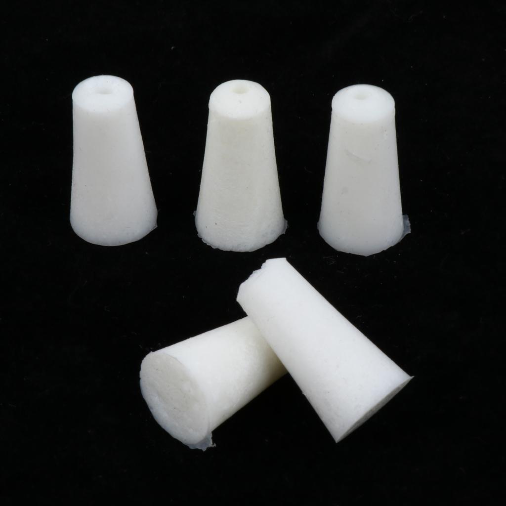 5pieces Silicone Rubber Stopper Plug Bung Caps for Flask Test Tubes 9-13mm