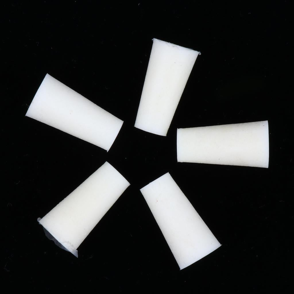 5pieces Silicone Rubber Stopper Plug Bung Caps for Flask Test Tubes 11-15mm