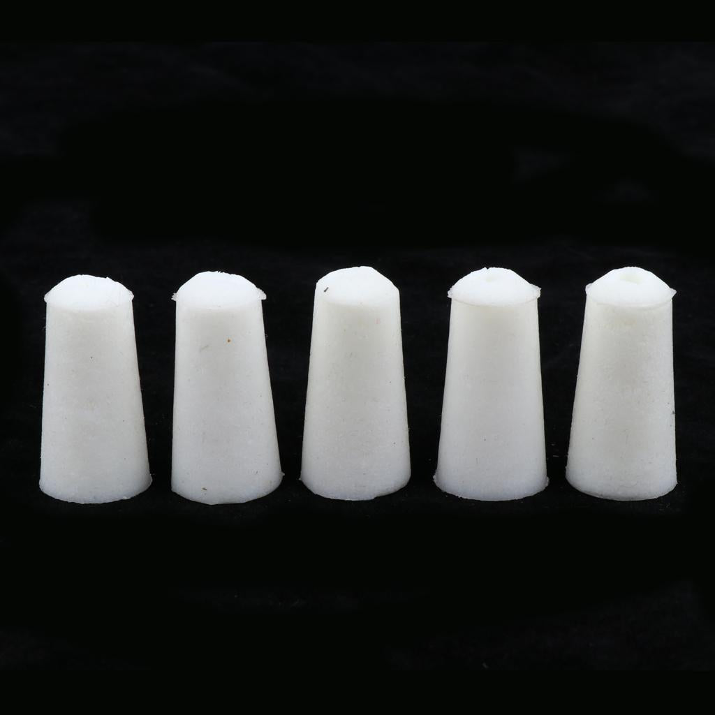 5pieces Silicone Rubber Stopper Plug Bung Caps for Flask Test Tubes 12-17mm