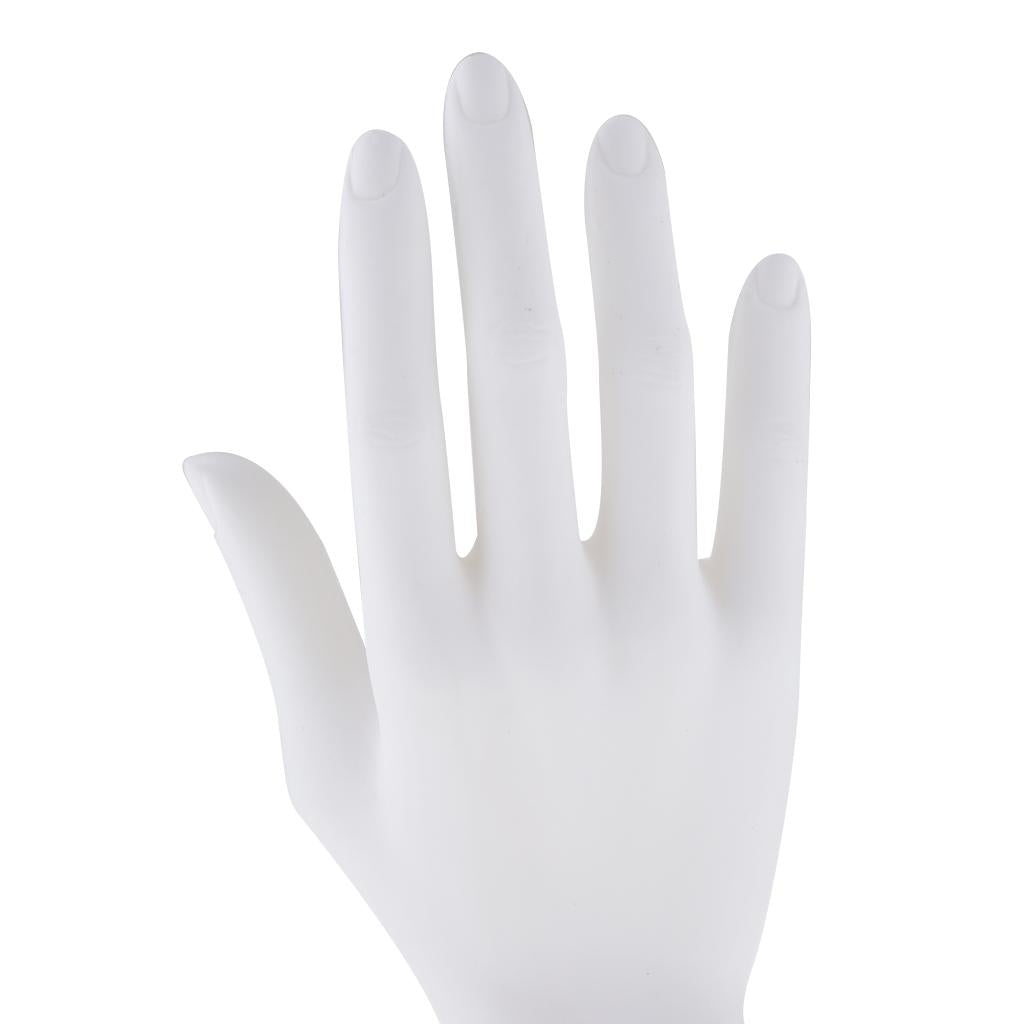 Mannequin Hand Gloves Jewelry Watches Ring Bracelet Necklace Display Holder Stand White