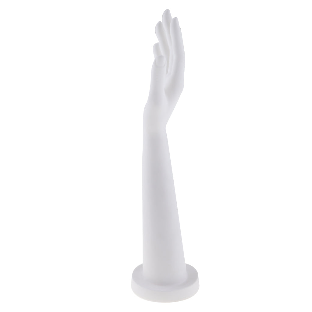 Mannequin Hand Gloves Jewelry Watches Ring Bracelet Necklace Display Holder Stand White