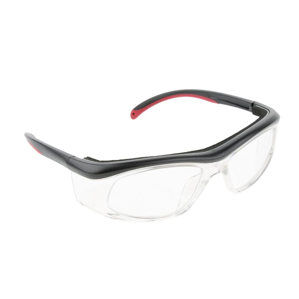 Safety UV Protective PPE Glasses Goggles Optical Lens Replaceable Black&Red
