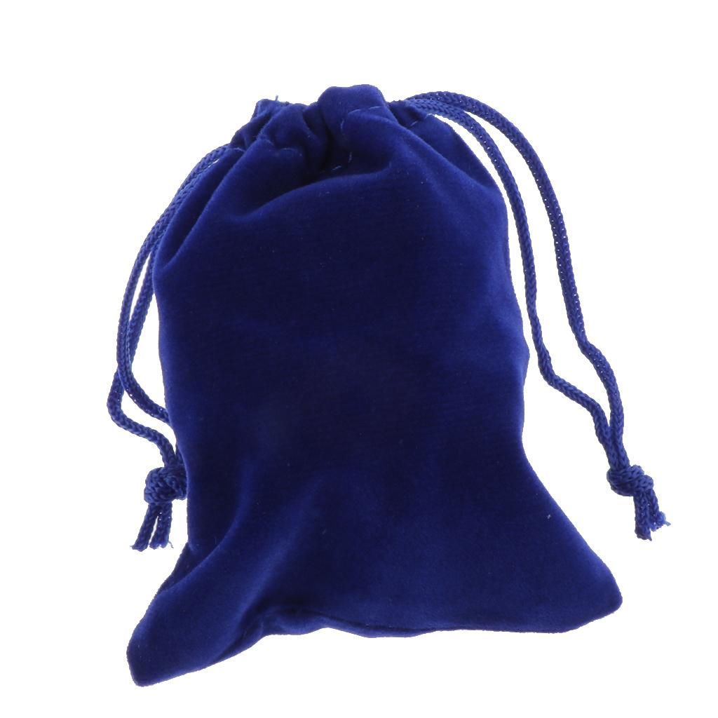 20 Pcs Velvet Jewelry Accessories Pouch Gift Bag 5 Color S/M/L Royal Blue L