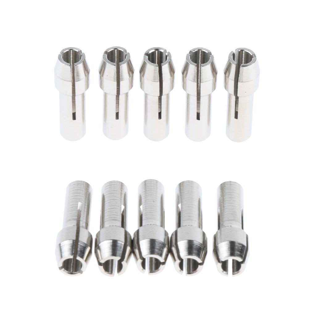 10 Pieces Stainless Steel Drill Chuck Collet Rotary Tool 3.0mm