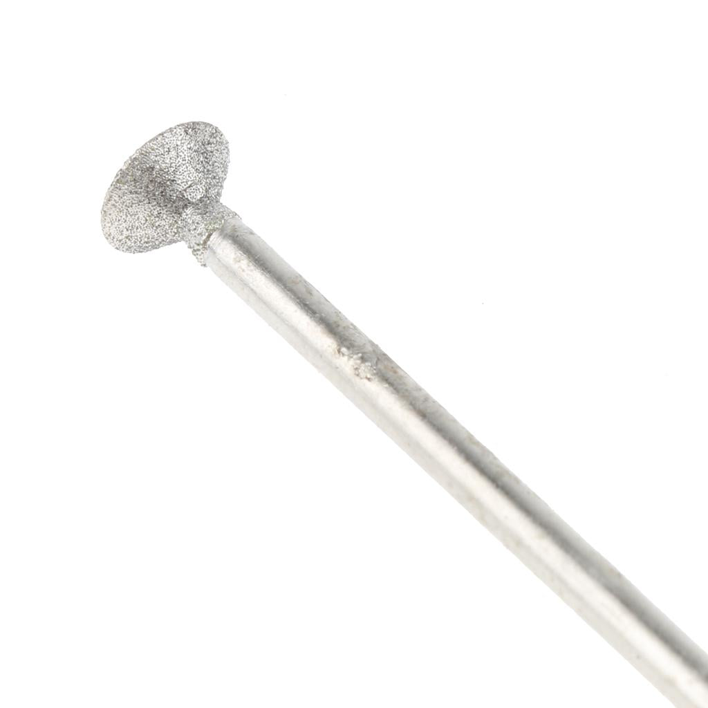 3x10 Pieces 1/8 Thin Disc Type Shaft Diamond Engraving Burrs Bits Diam. 6mm"