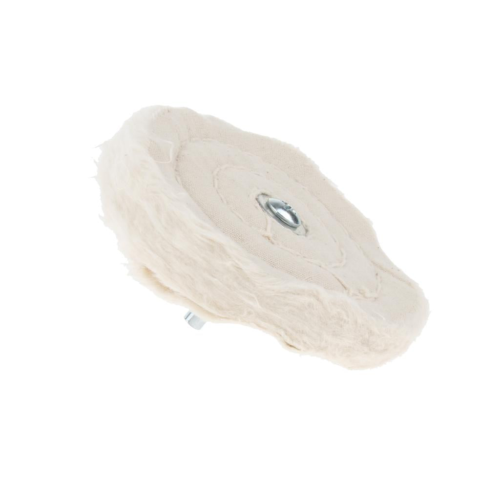 5 Pieces Polishing Buffing Cloth Wheels Mops on Electric Grinders 100mm