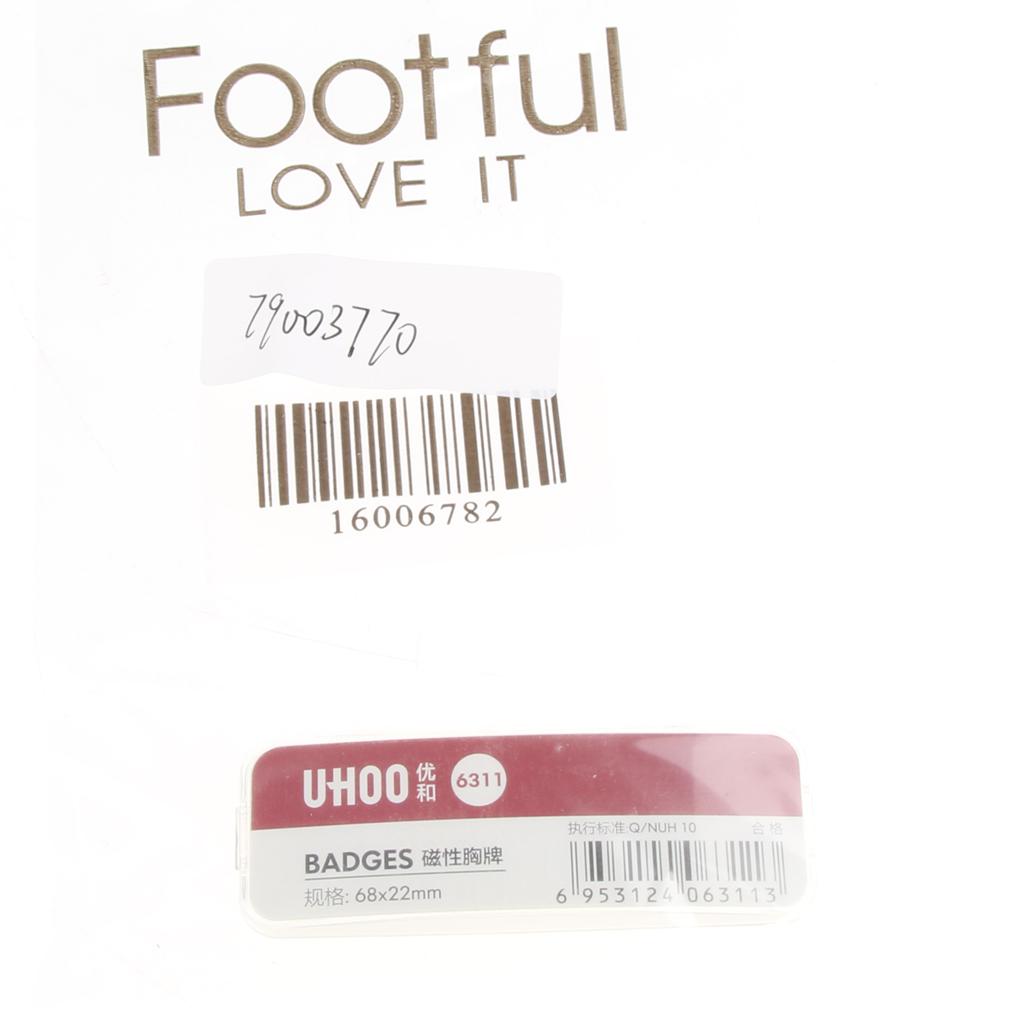 Name Badges, Employee Personized Name Tags, Employee ID Badges with Magnet S