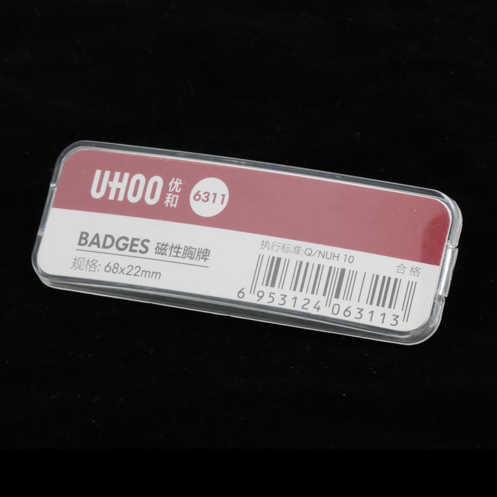 Name Badges, Employee Personized Name Tags, Employee ID Badges with Magnet S