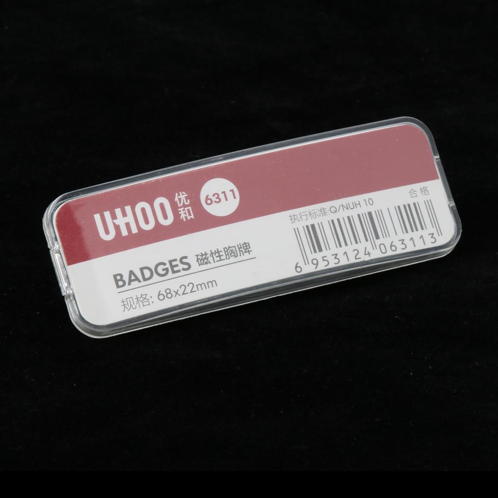 Name Badges, Employee Personized Name Tags, Employee ID Badges with Magnet S