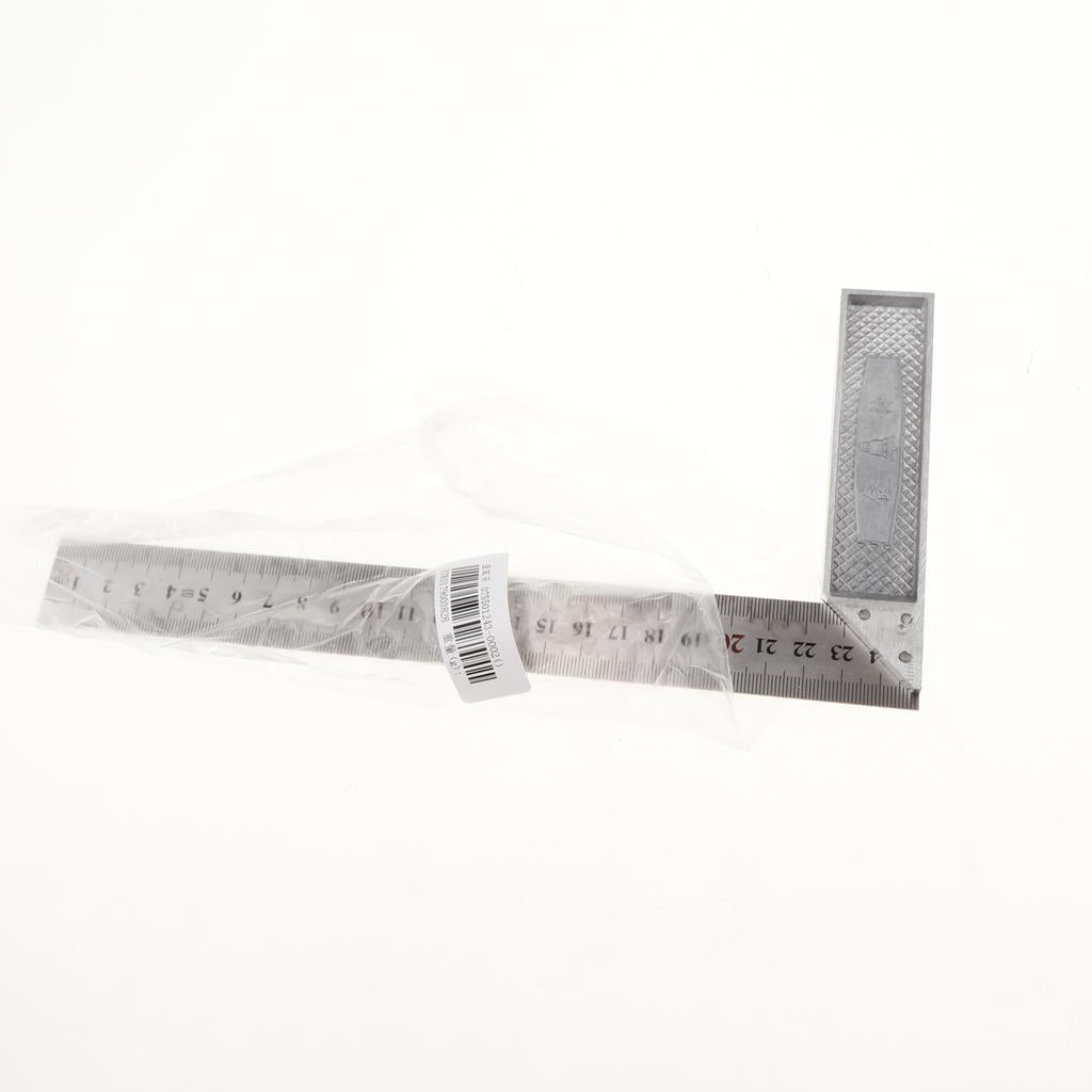 Carpenter'S Square Stainless Steel Measure Ruler Engineer Tools 250mm