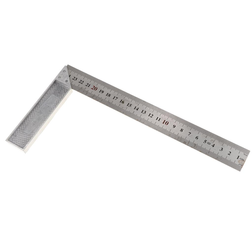 Carpenter'S Square Stainless Steel Measure Ruler Engineer Tools 250mm