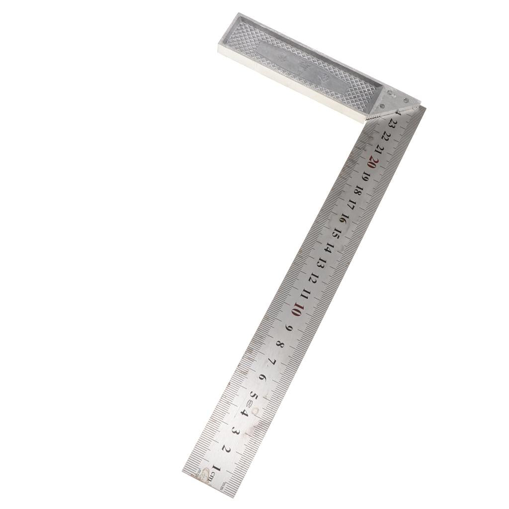 Carpenter'S Square Stainless Steel Measure Ruler Engineer Tools 250mm