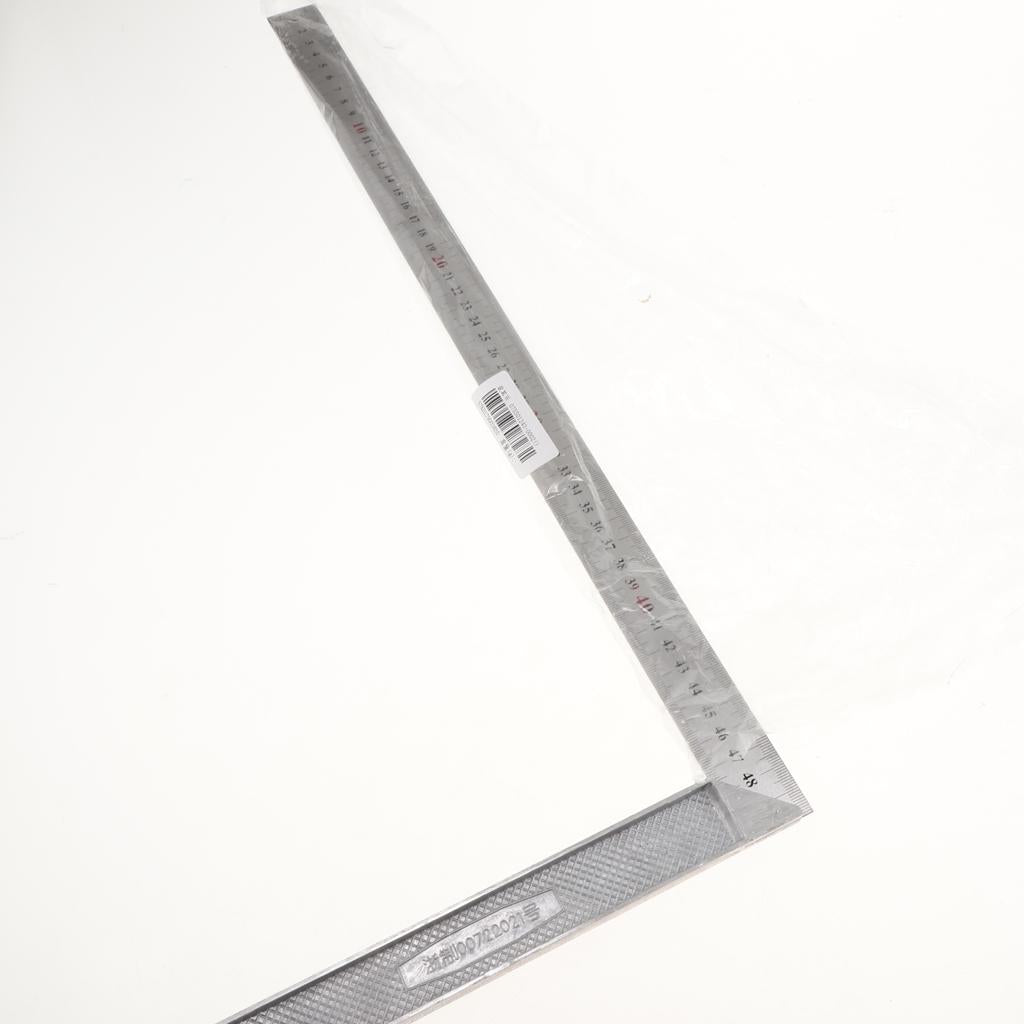 Carpenter'S Square Stainless Steel Measure Ruler Engineer Tools 500mm