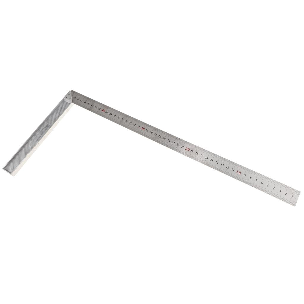 Carpenter'S Square Stainless Steel Measure Ruler Engineer Tools 500mm