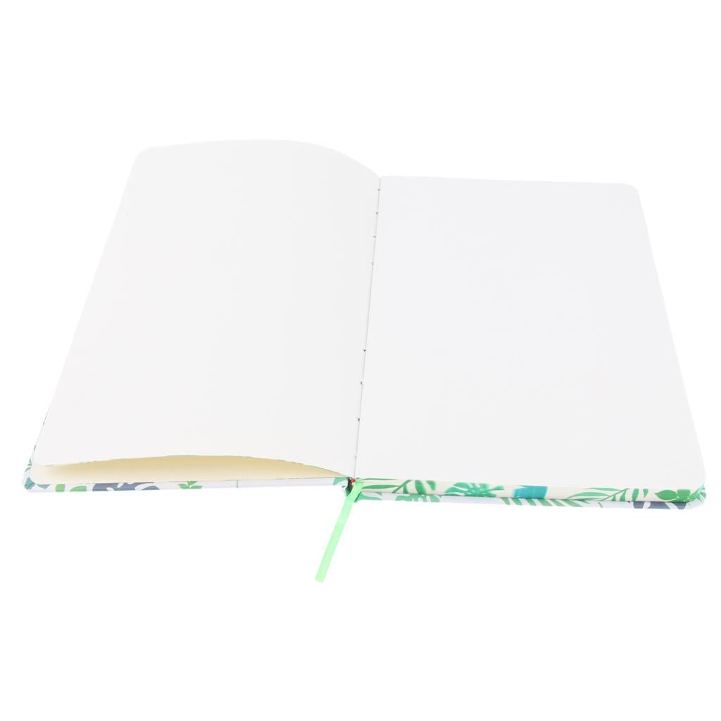 Stylish Flamingo Hardcover Writing Notebook Pack with Gel Pen & Tapes Leaves