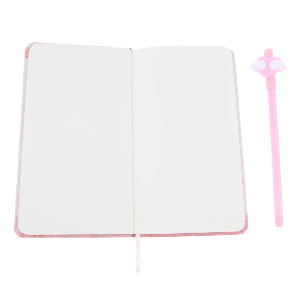 Cute Bunny Hardcover Writing Notebook Journal Pack with Gel Pen Pink