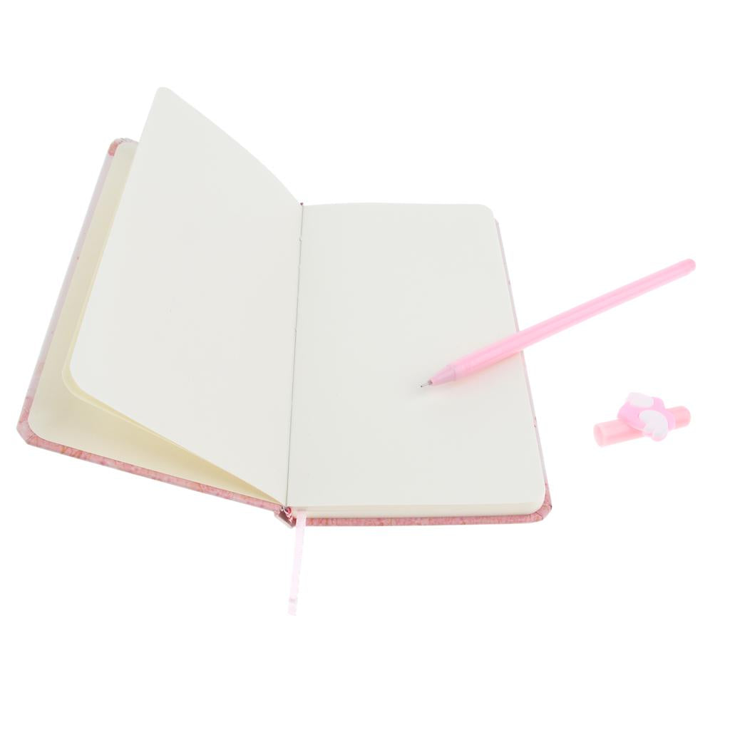 Cute Bunny Hardcover Writing Notebook Journal Pack with Gel Pen Pink