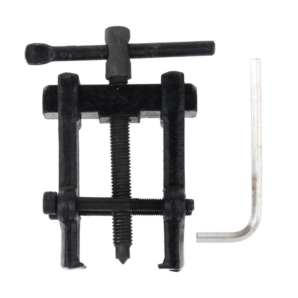 2" Two Jaw Bearing Gear Puller Remover Extractor Removal Tool with Wrench, Carbon Steel