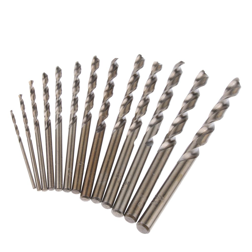 13 Pieces M35 Grade 5% Cobalt HSS Twist Drill Bit Set Drilling Tool