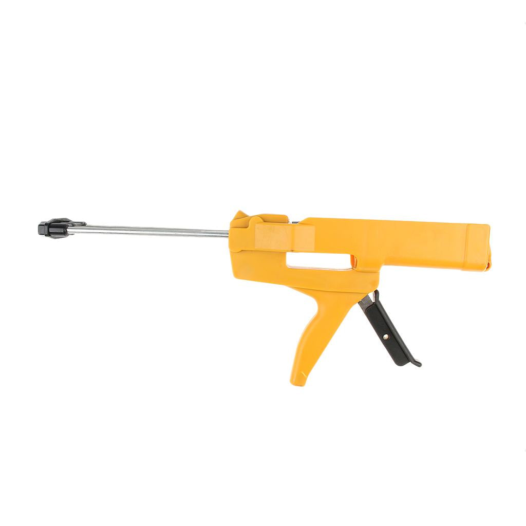 Plastic & Steel Dual-Barrel Caulk Sealant Dispenser 400ml 1:1 Cartridge