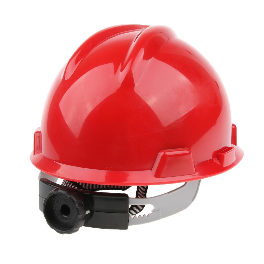 Hard Hat Adjustable Forestry Safety Helmet Work Protective Bump Cap red