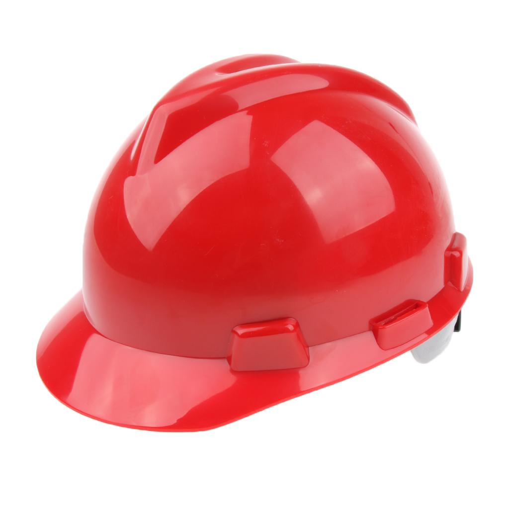 Hard Hat Adjustable Forestry Safety Helmet Work Protective Bump Cap red