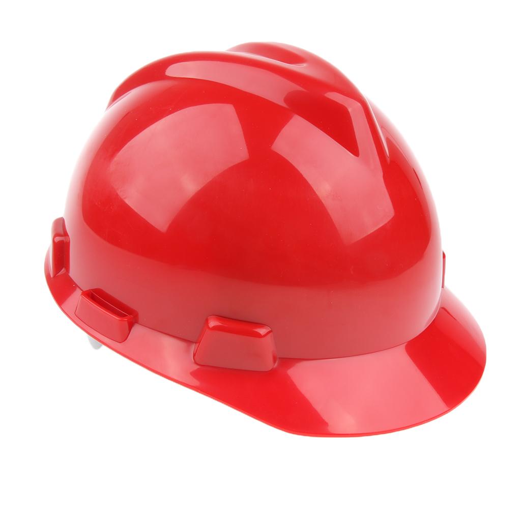 Hard Hat Adjustable Forestry Safety Helmet Work Protective Bump Cap red