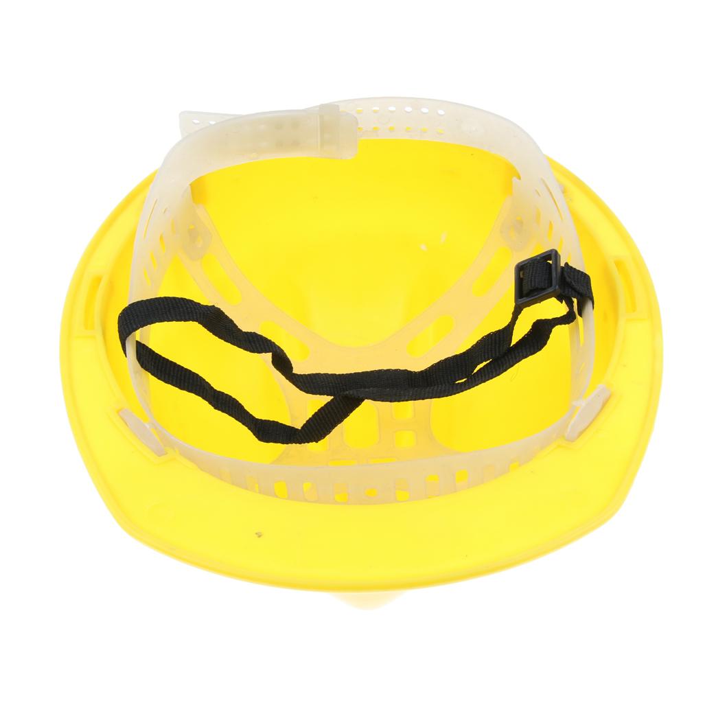 ABS Hard Hat Construction Site Safety Helmet Work Protective Bump Cap Yellow