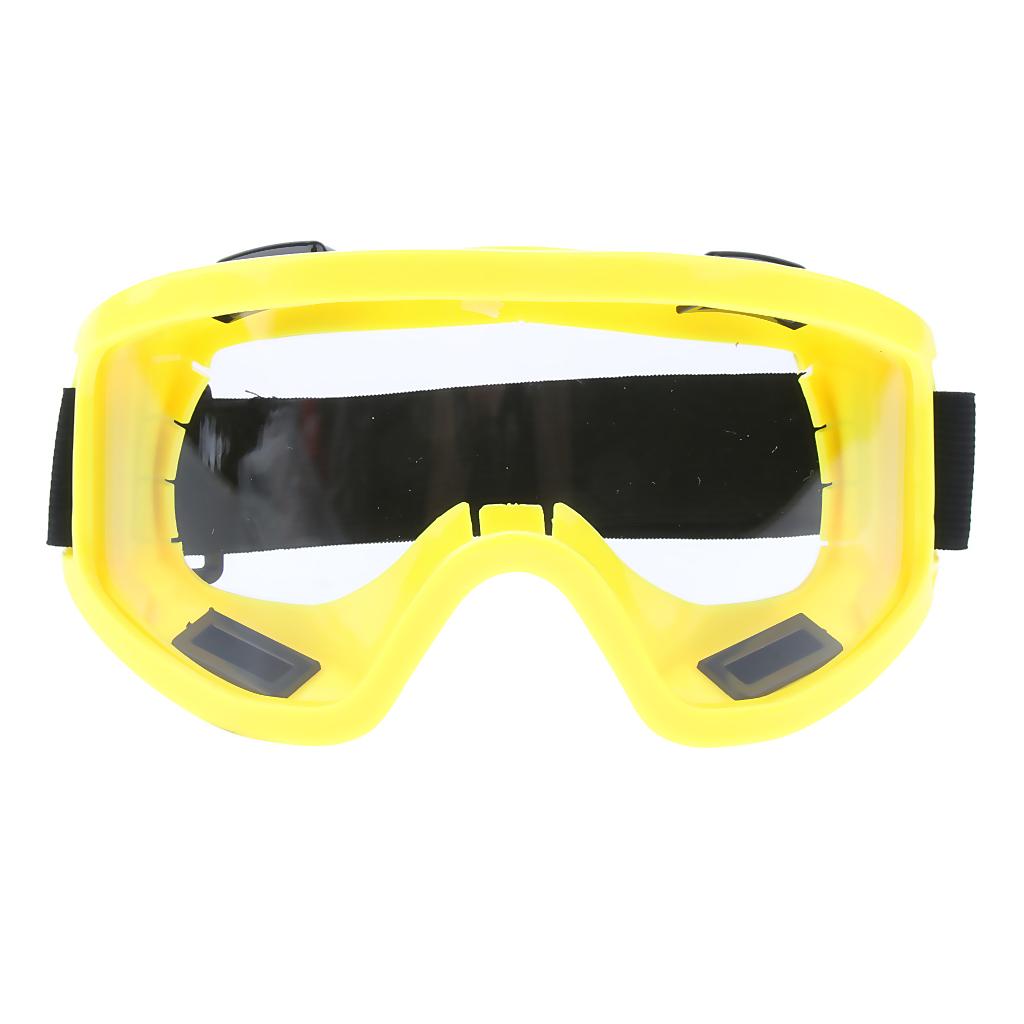 Safety Goggles Eye Protection Lab Indoor Workplace Protective Glasses Yellow