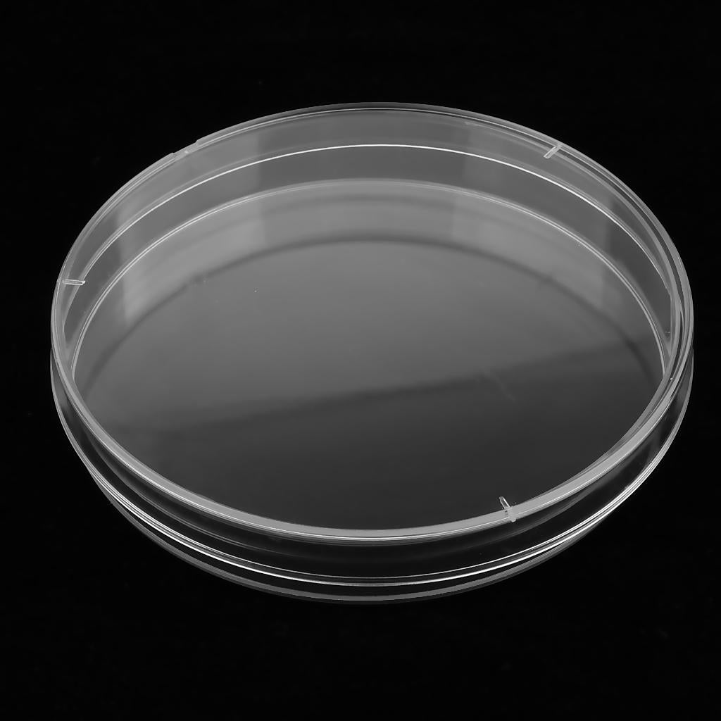 10 Sets Petri Dishes Plastic Sterile Cell Tissue Culture Dishes with Lids 60mm