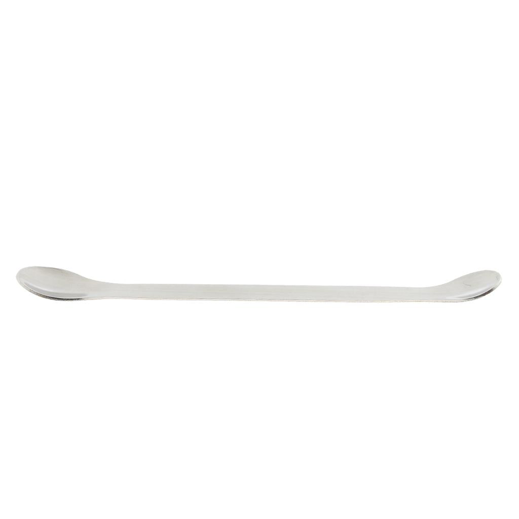 Double-end Stainless Steel Dispensing Spoon/Spade Lab Medical Scraper 16cm