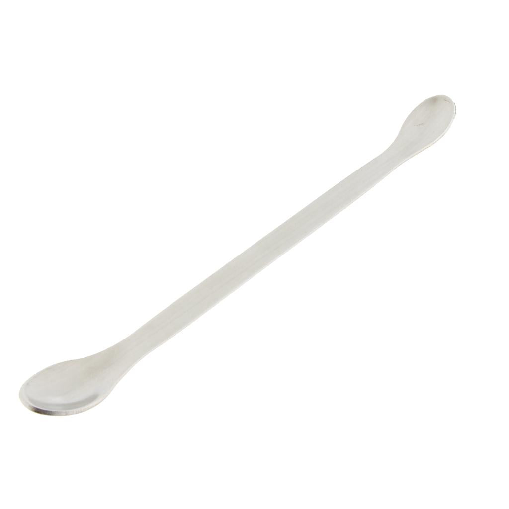 Double-end Stainless Steel Dispensing Spoon/Spade Lab Medical Scraper 16cm